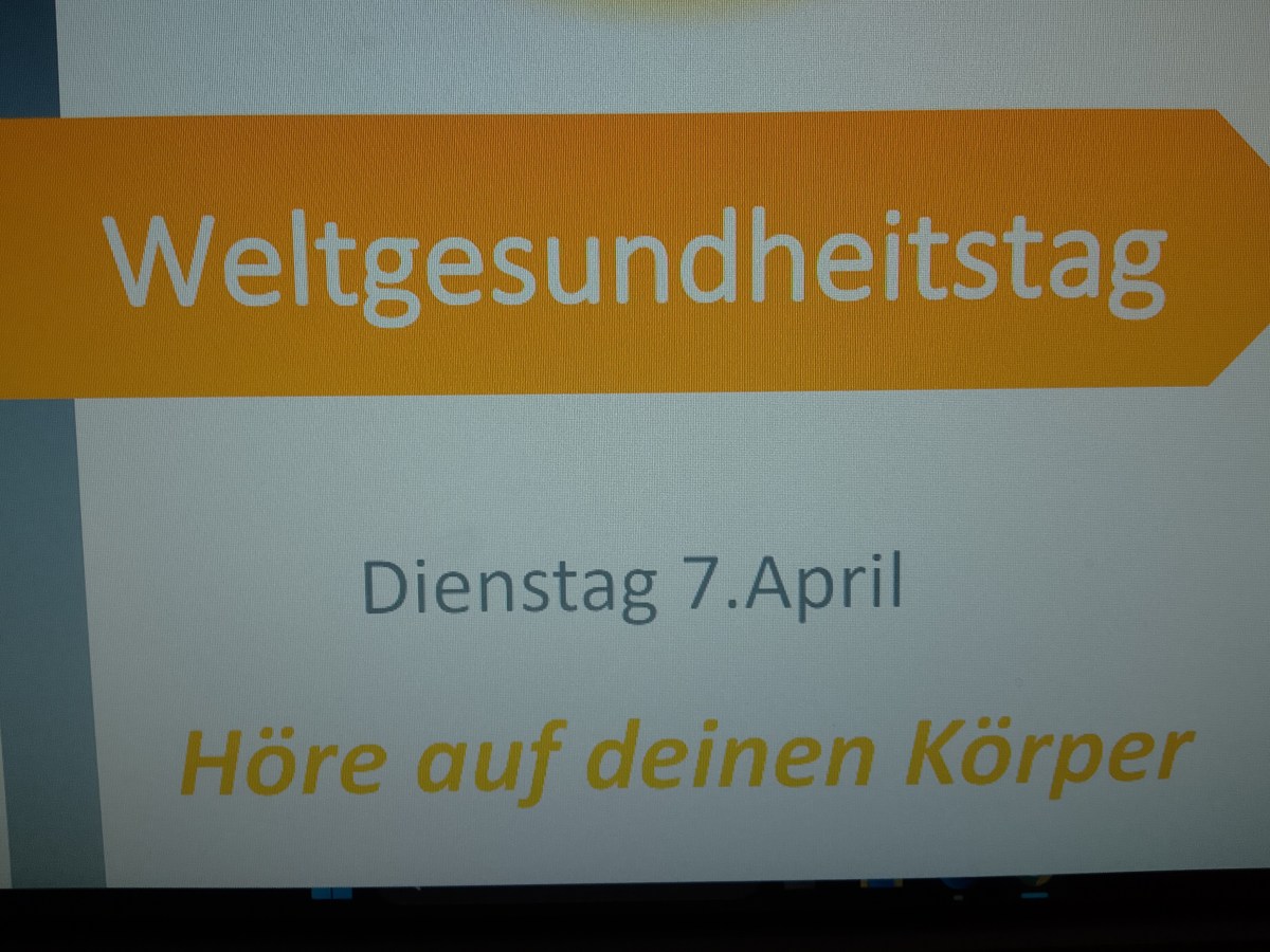 Weltgesundheitstag